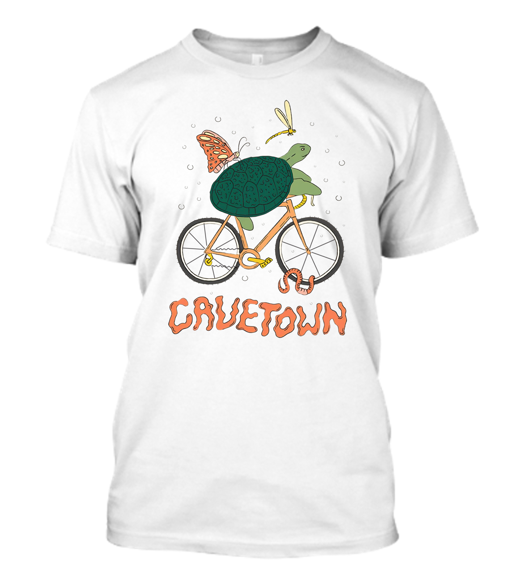 Cavetown Shop Slow Zone Plantboyee Robbie Turtle Butterfly Bike T-Shirt
