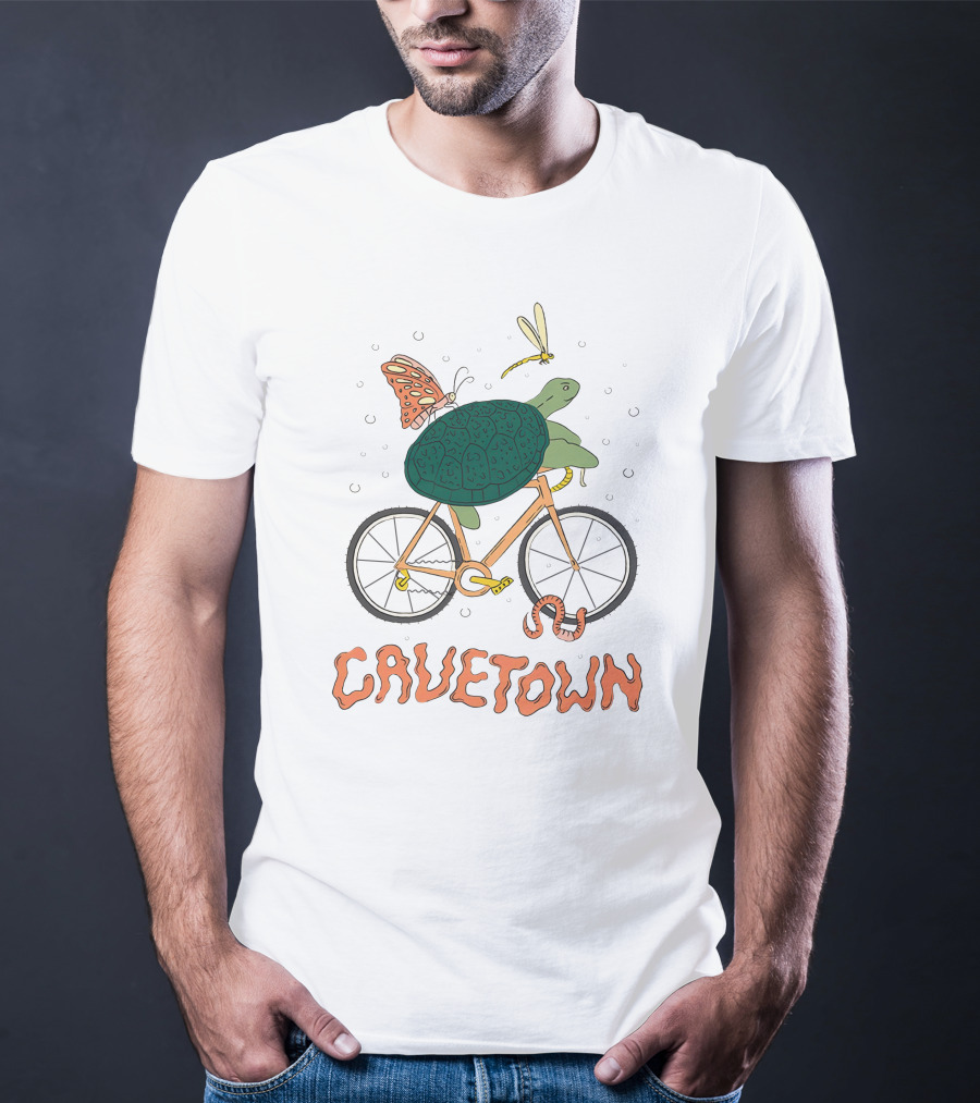 Cavetown Shop Slow Zone Plantboyee Robbie Turtle Butterfly Bike T-Shirt