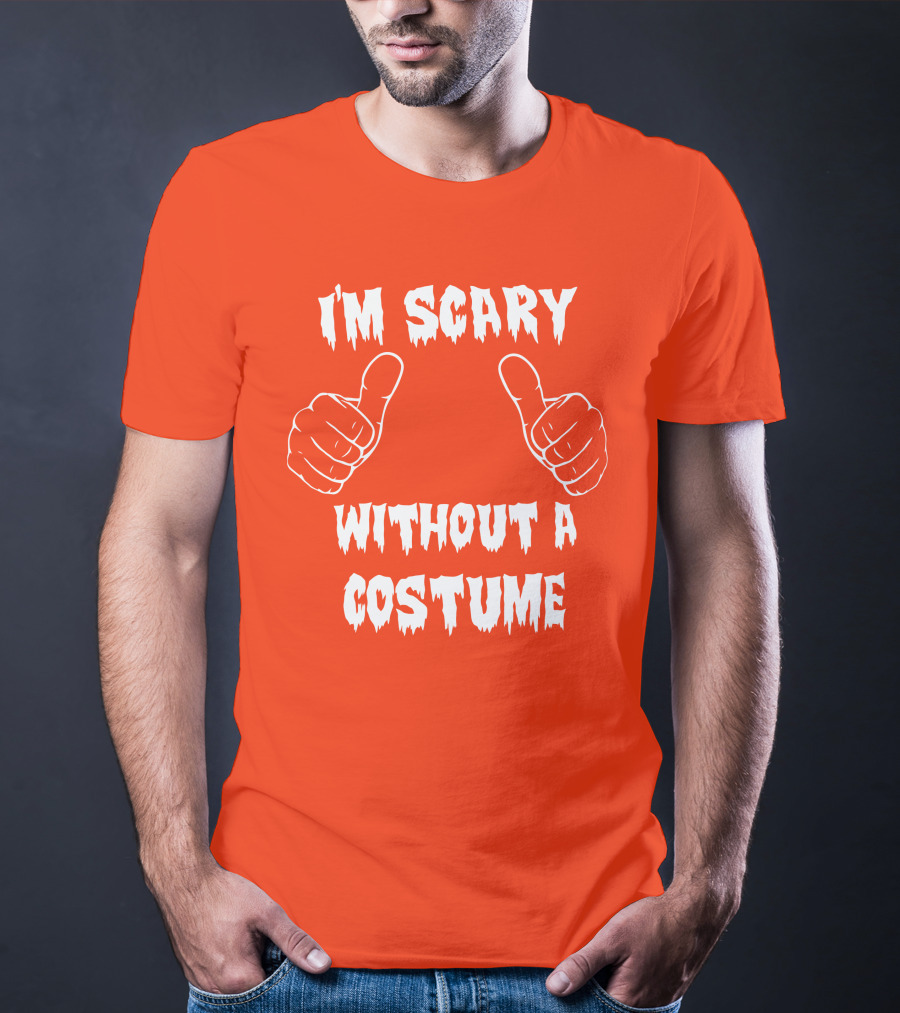 I'm Scary Without A Costume Thumbs Up Sinister Sidney T-Shirt