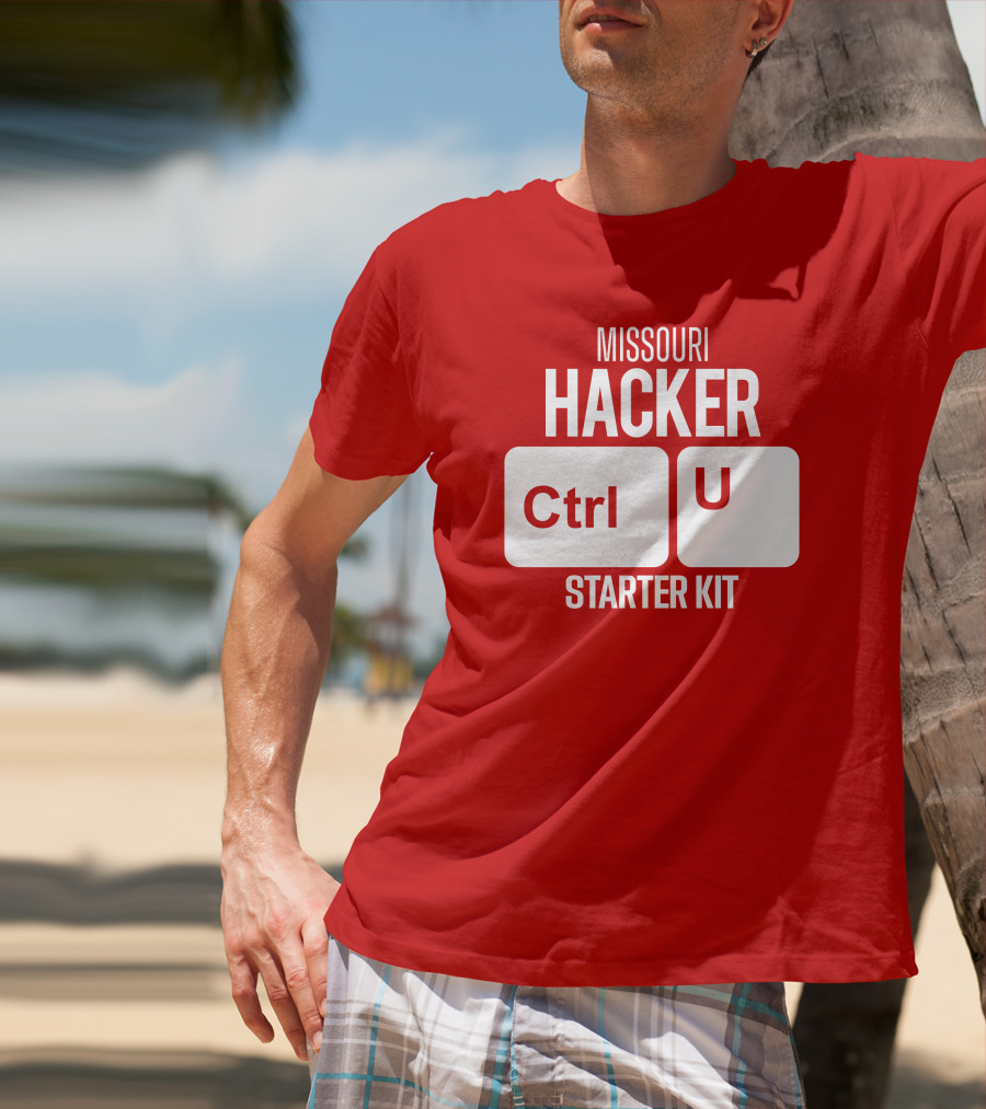 Missouri Hacker Ctrl U Starter Kit T-Shirt