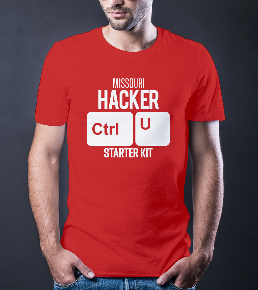 Missouri Hacker Ctrl U Starter Kit T-Shirt