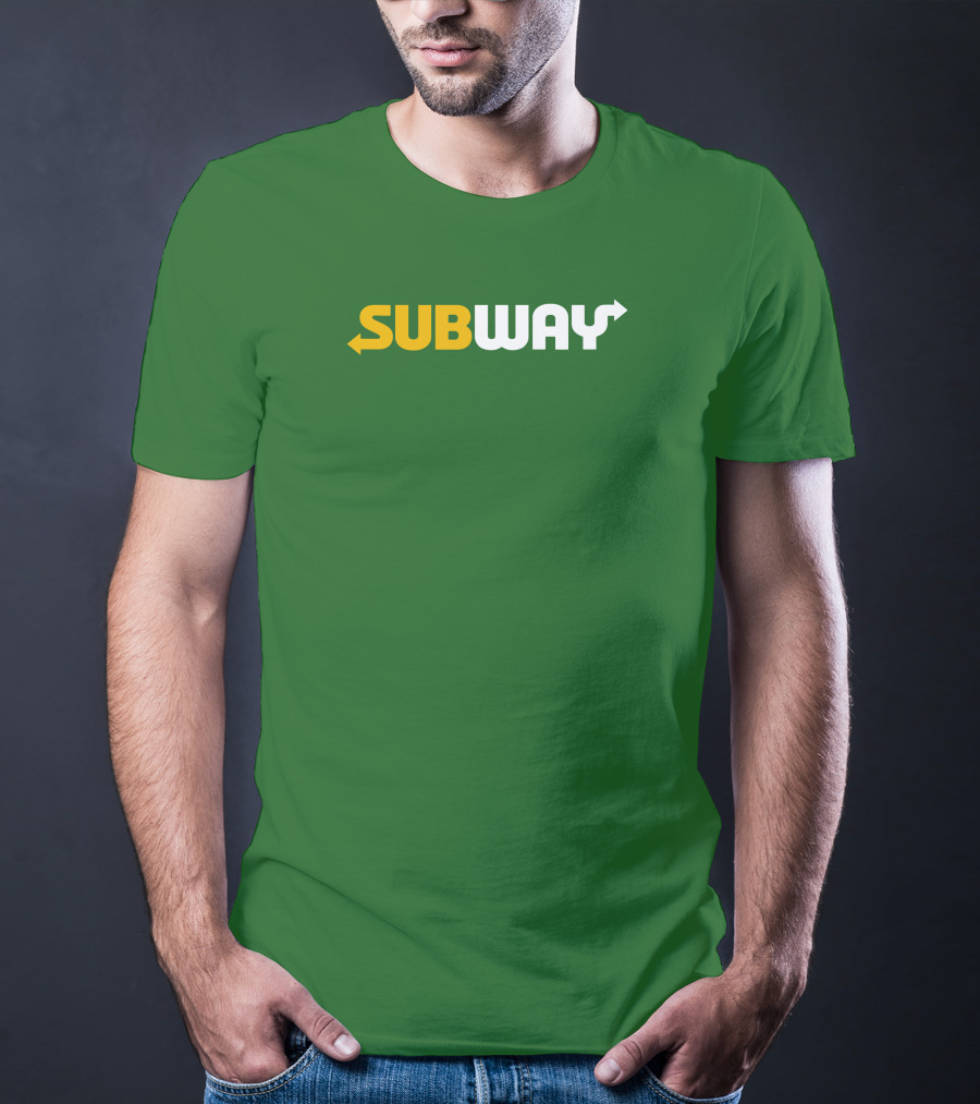 Keefler Subway Logo With Green Background T-Shirt