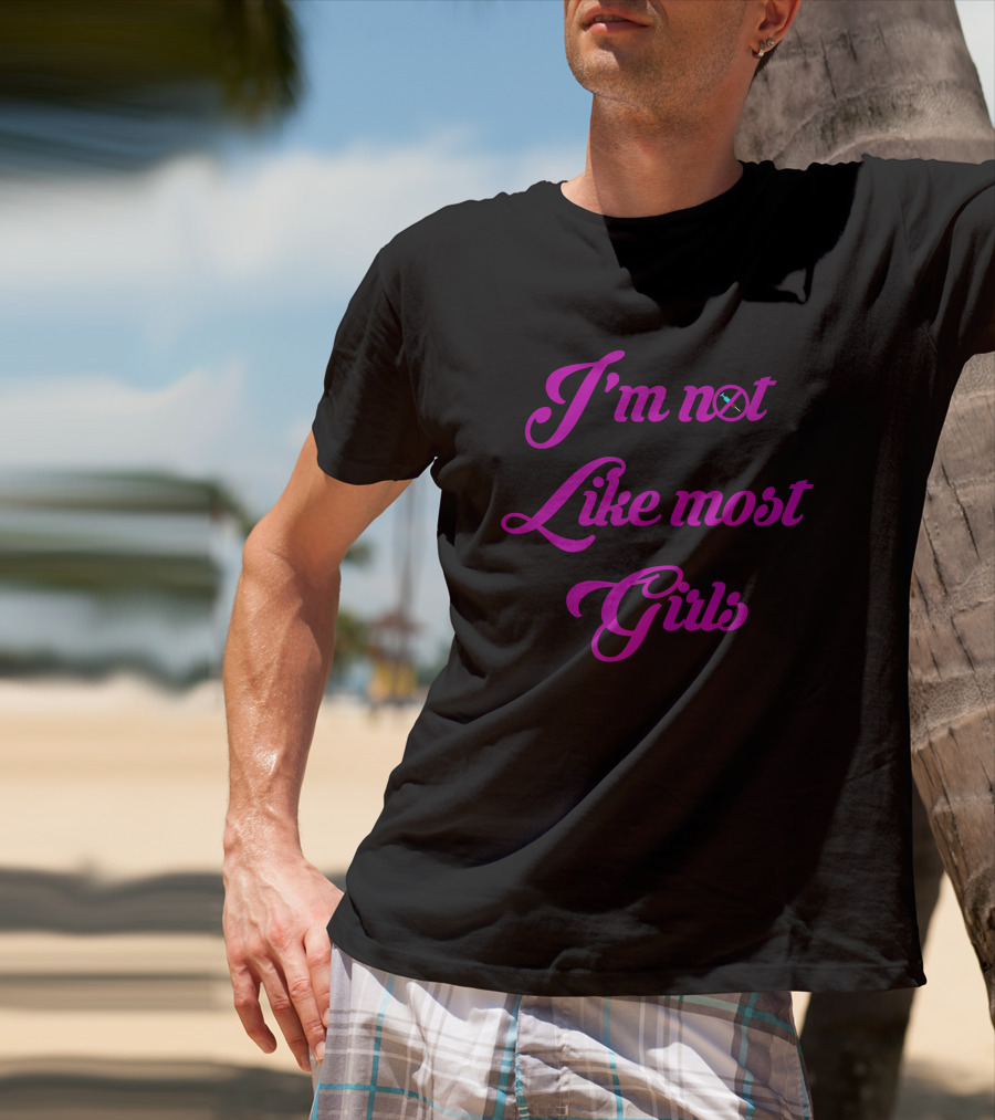 I'm Not Like Most Girls Purple T-Shirt