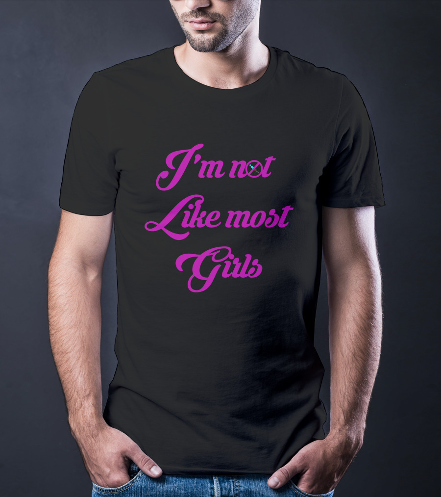 I'm Not Like Most Girls Purple T-Shirt