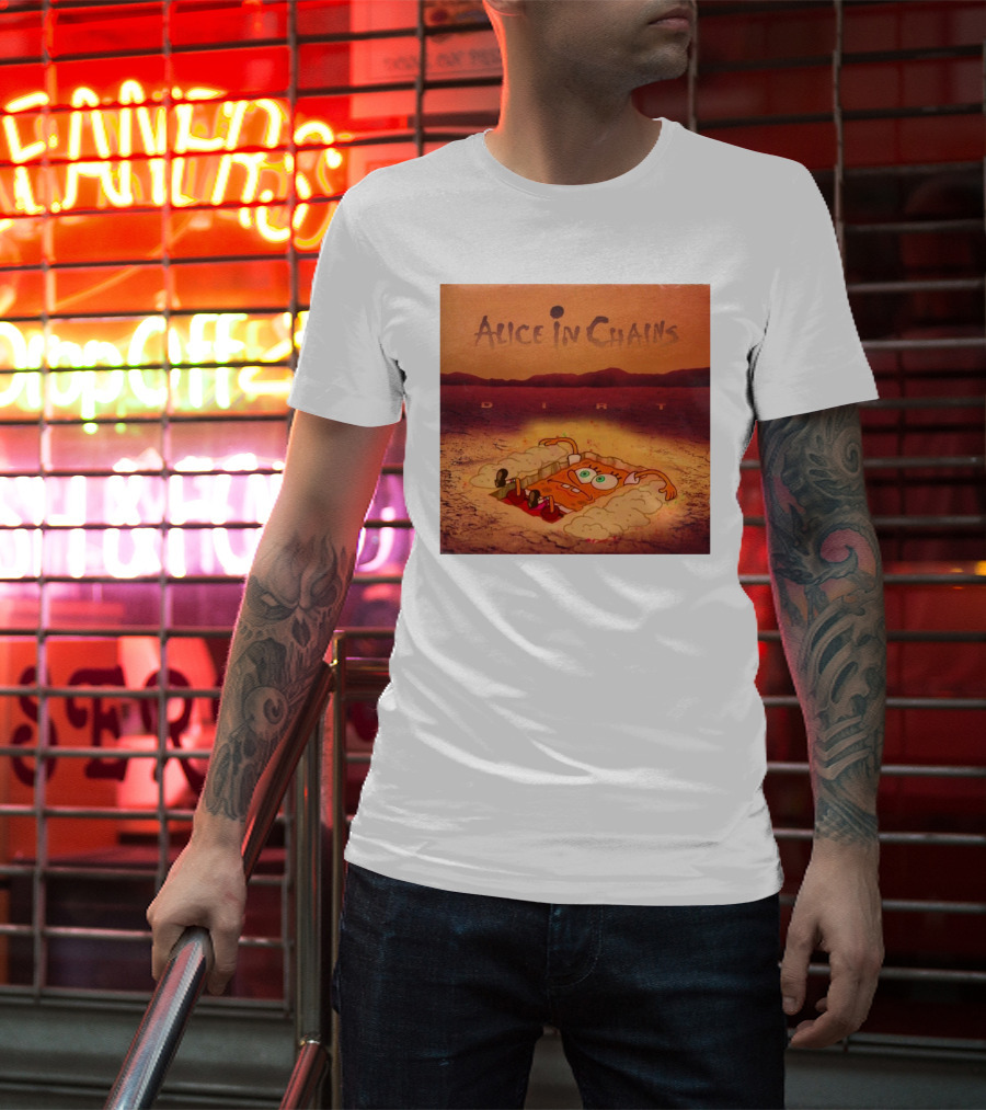 Alice In Chains Dirt Parody SpongeBob SquarePants Mocha Bigwanger12 T-Shirt