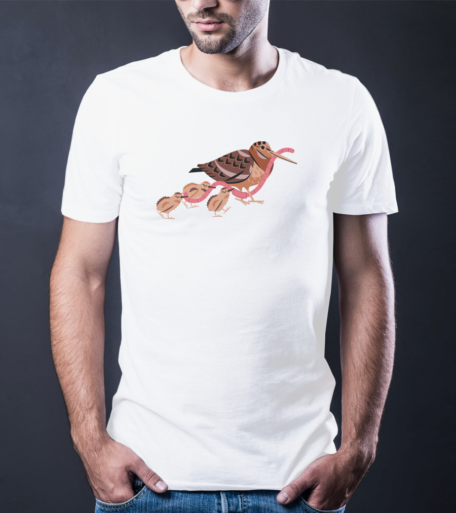 Everpress Shop Everybody Grab Hold Bird And Chicks With Worms T-Shirt