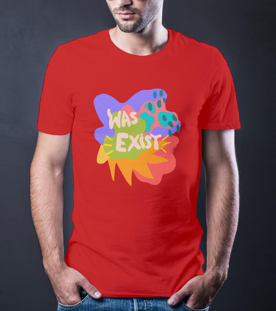 Soleoado Leȯ Was Exist Was Exist Colorful Abstract T-Shirt