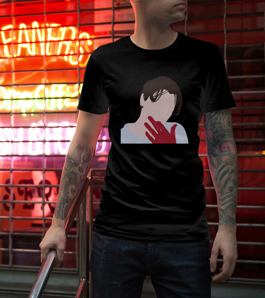Billy Loomis Graphic Red Hand Monochrome Face T-Shirt