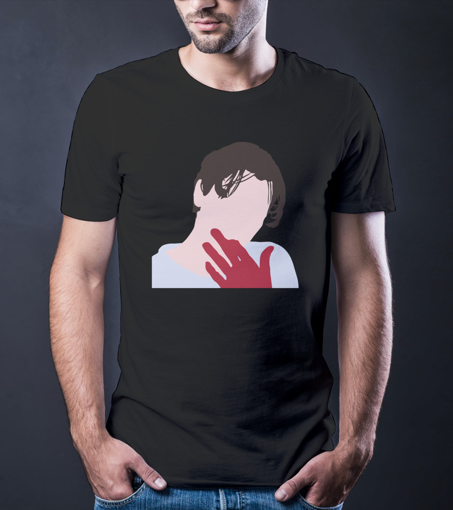 Billy Loomis Graphic Red Hand Monochrome Face T-Shirt