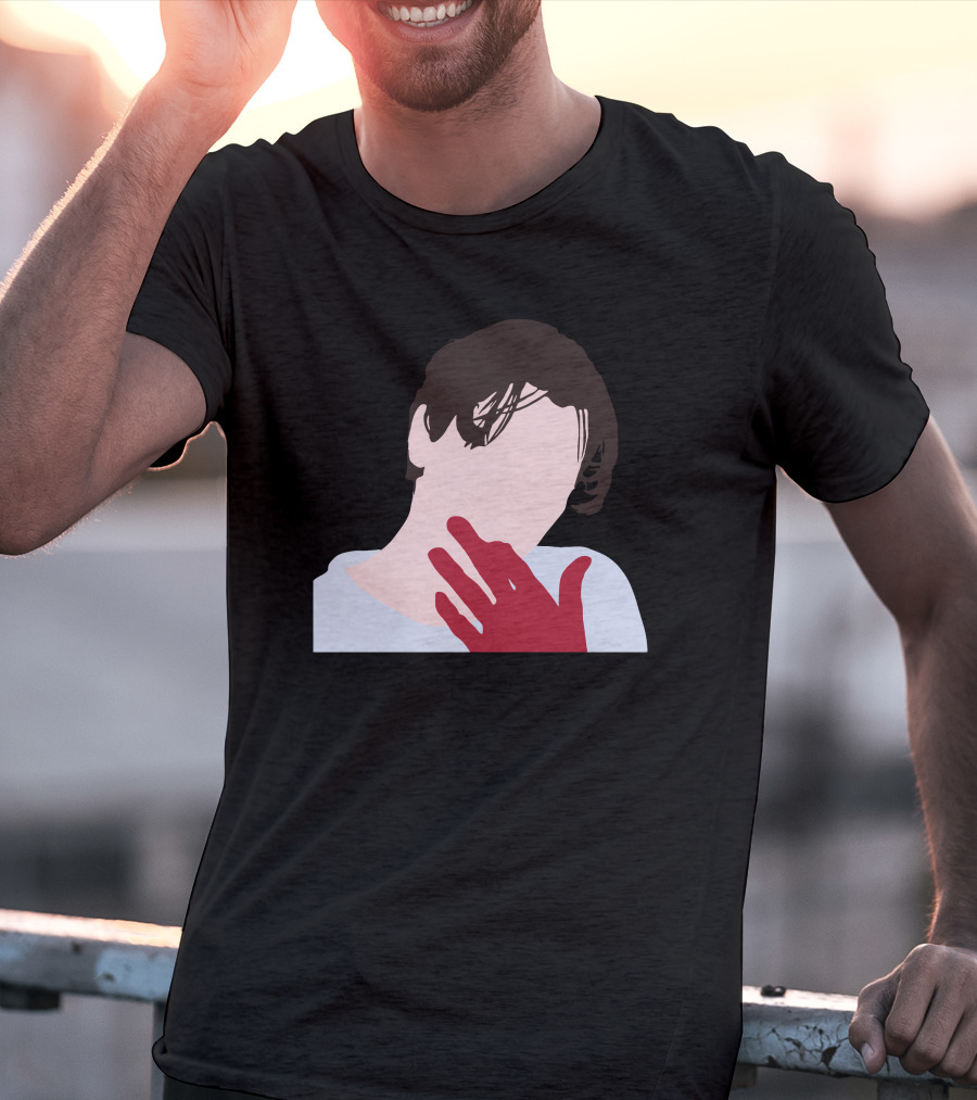 Billy Loomis Graphic Red Hand Monochrome Face T-Shirt