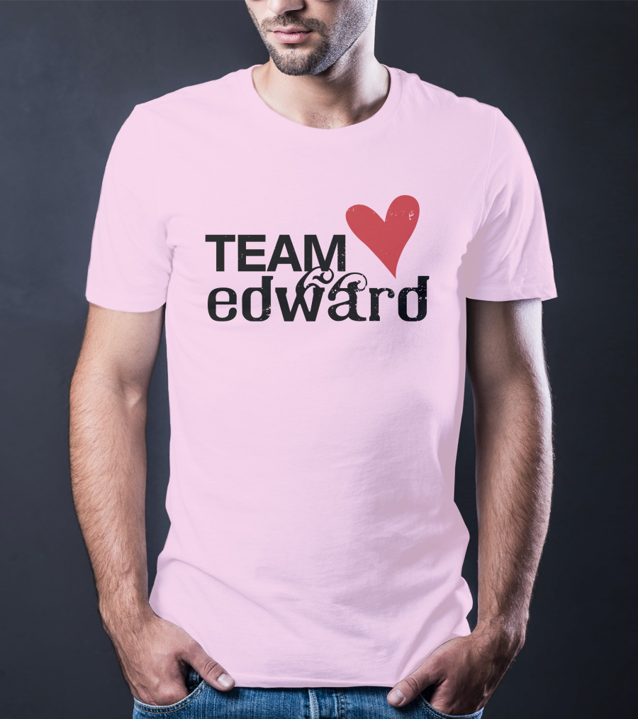 Team Edward Heart Taylor Lautner SNL T-Shirt