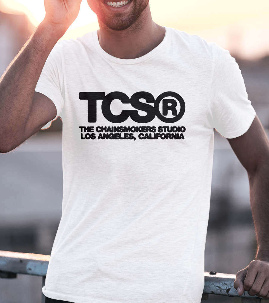 TCS The Chainsmokers Studio Los Angeles California The Chainsmokers Merch Store T-Shirt