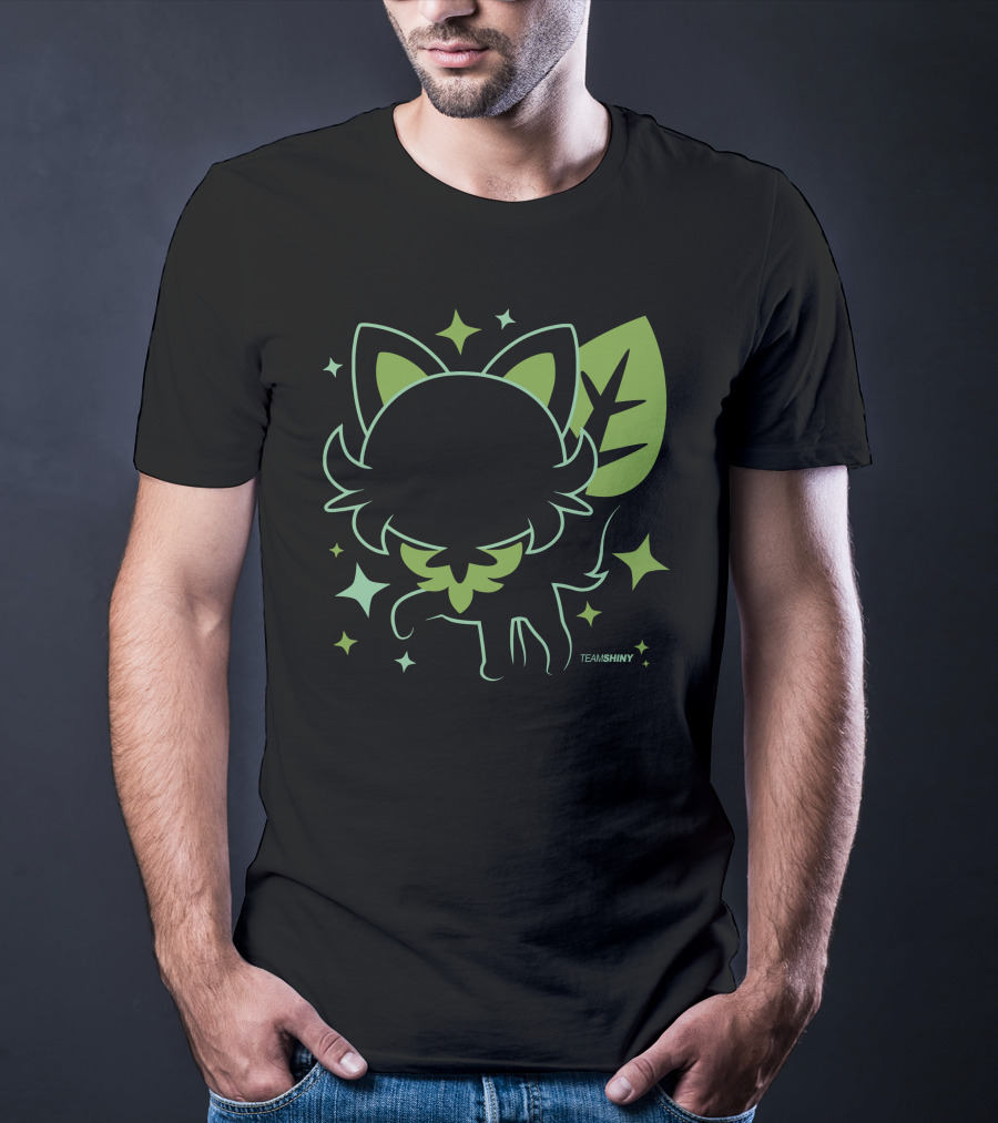 Merch Land Grass Cat Sprigatito Team Shiny Adrive Tk Leaf Stars T-Shirt