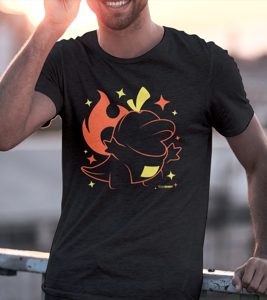 Fuecoco Team Shiny Fire Croc Merch Land Adrive Tk T-Shirt