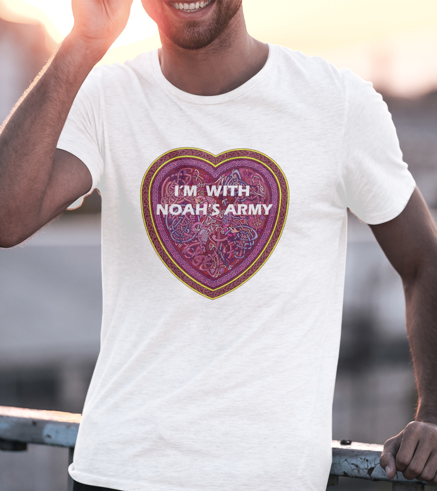 I'm With Noah's Army Heart T-Shirt