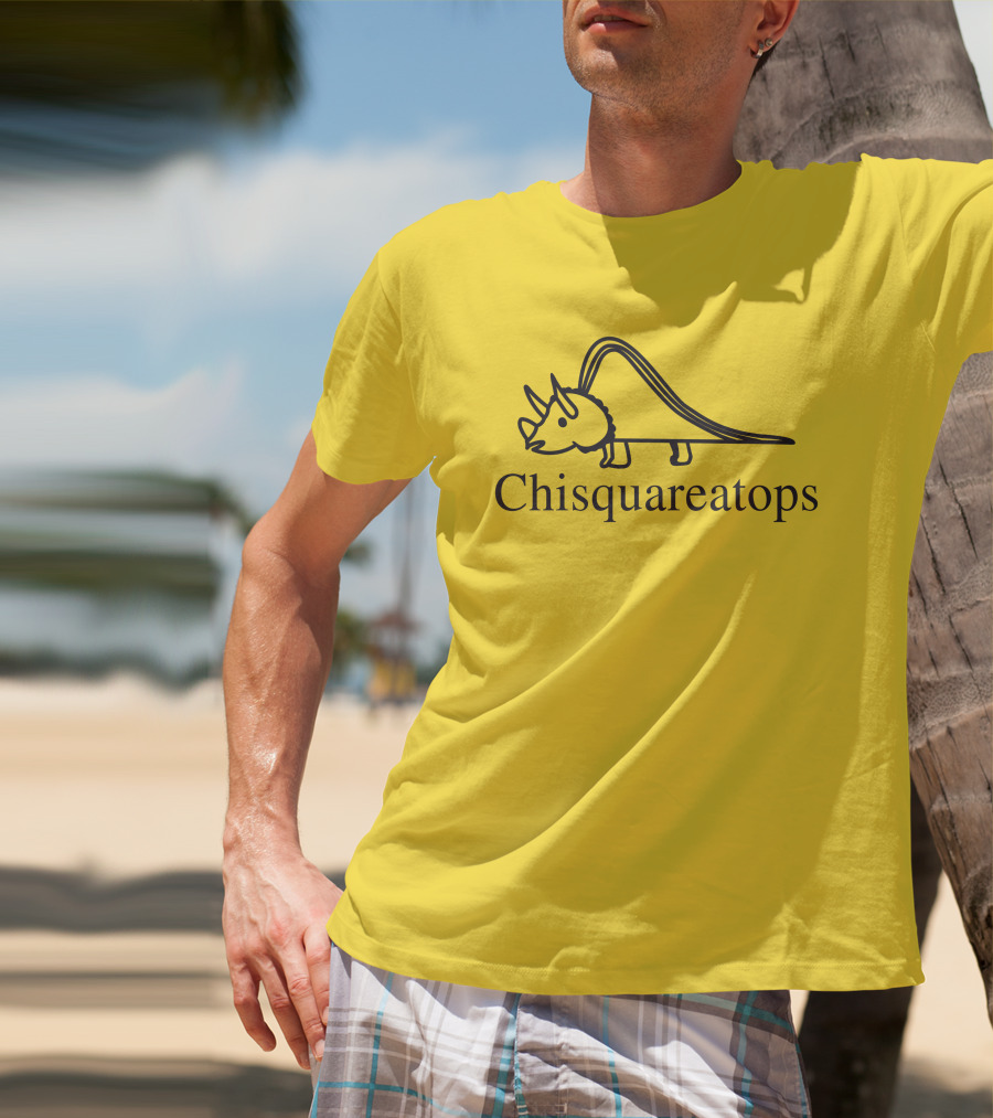 Kristen Fouss Cricut Chisquareatops Dinosaur T-Shirt
