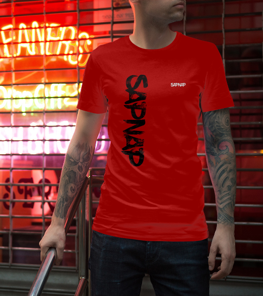 Sapnap Merch Store Sapnap Text Bold Graphic Dt Updates T-Shirt