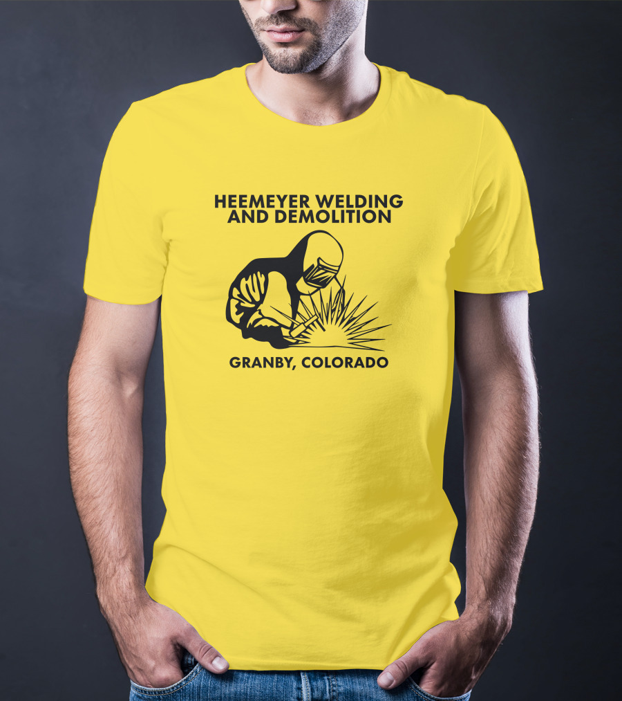 Heemeyer Welding And Demolition Granby Colorado Iconic Welder T-Shirt