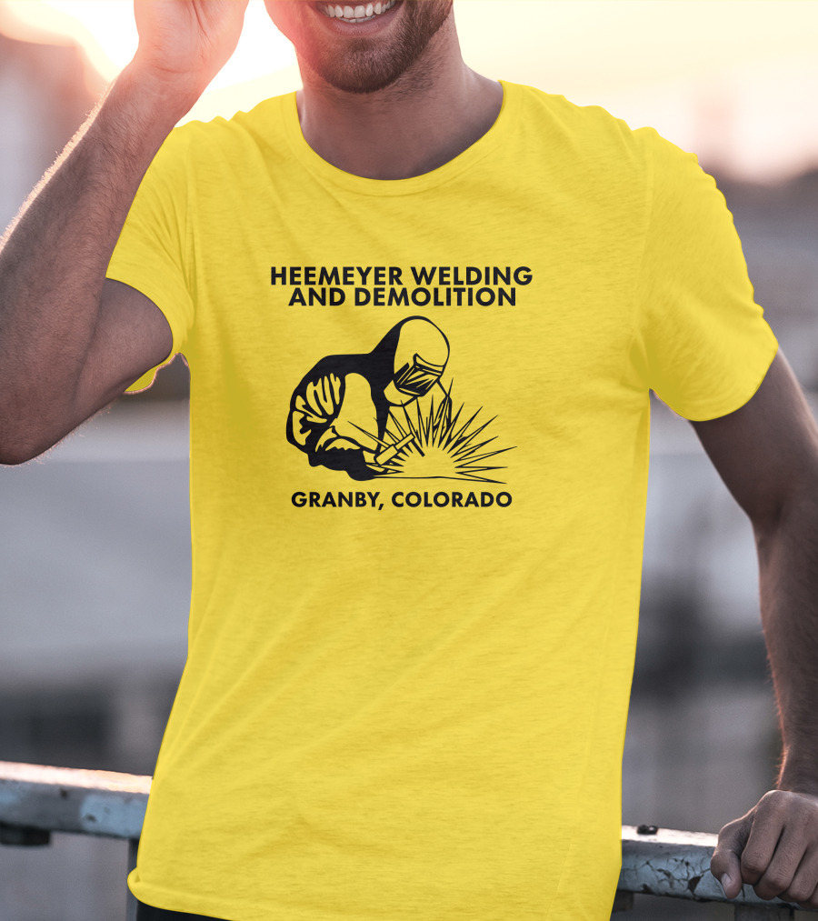 Heemeyer Welding And Demolition Granby Colorado Iconic Welder T-Shirt