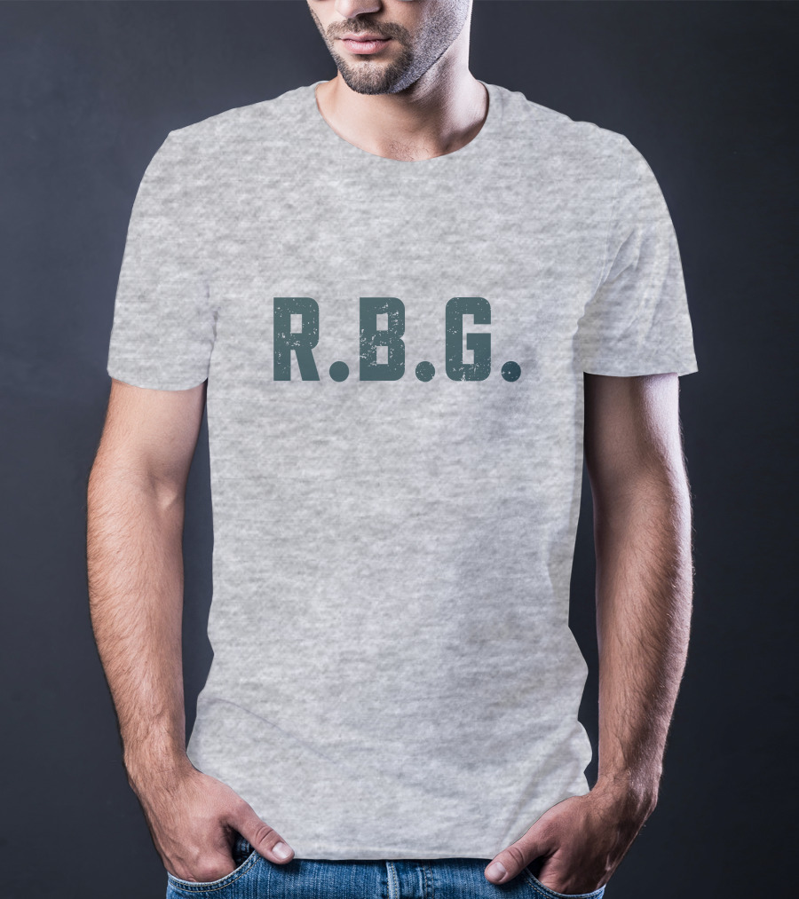 R.B.G. Ruth Bader Ginsburg Iconic T-Shirt