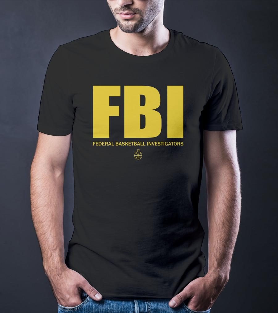FBI Federal Basketball Investigators Basketball T-Shirt