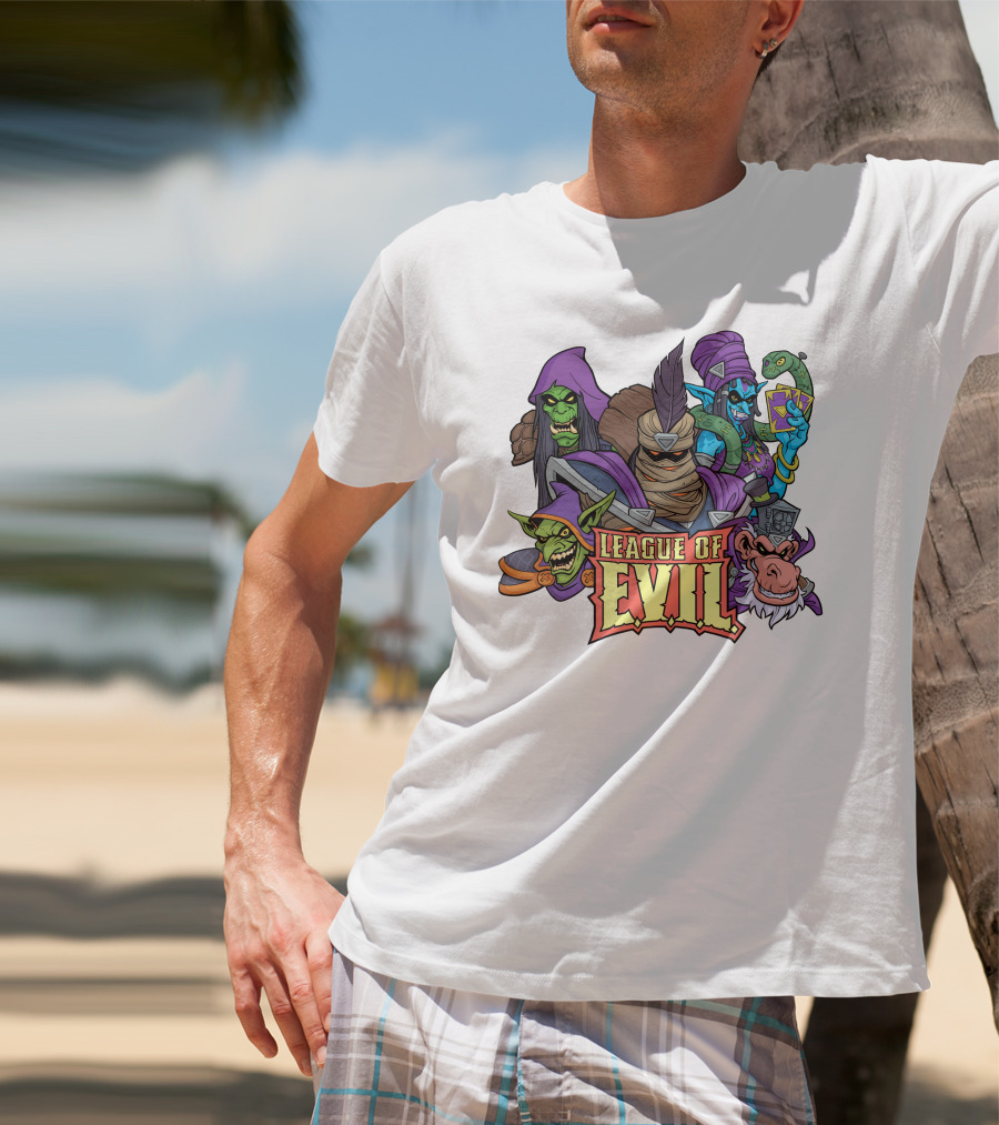 League Of Evil Fantasy Villains Assembly T-Shirt