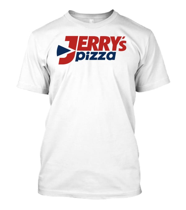 Eric D Jerrys Pizza Logo Design Jerrys Pizza T-Shirt