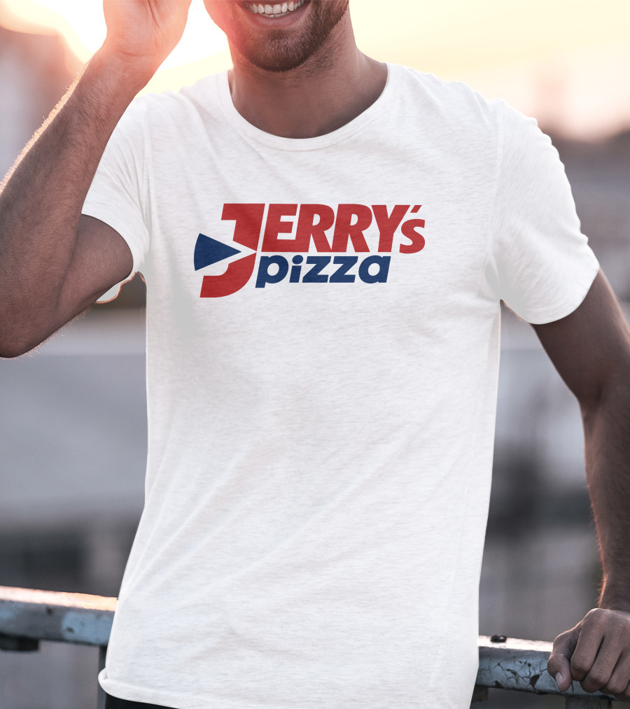 Eric D Jerrys Pizza Logo Design Jerrys Pizza T-Shirt