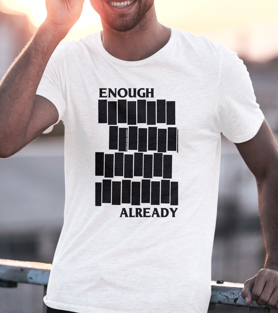 Bomb The Music Industry Enough Already Iconic Bar T-Shirt