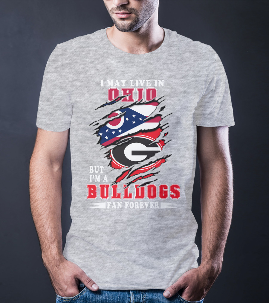 Ohio Georgia Bulldogs Fan Forever T-Shirt