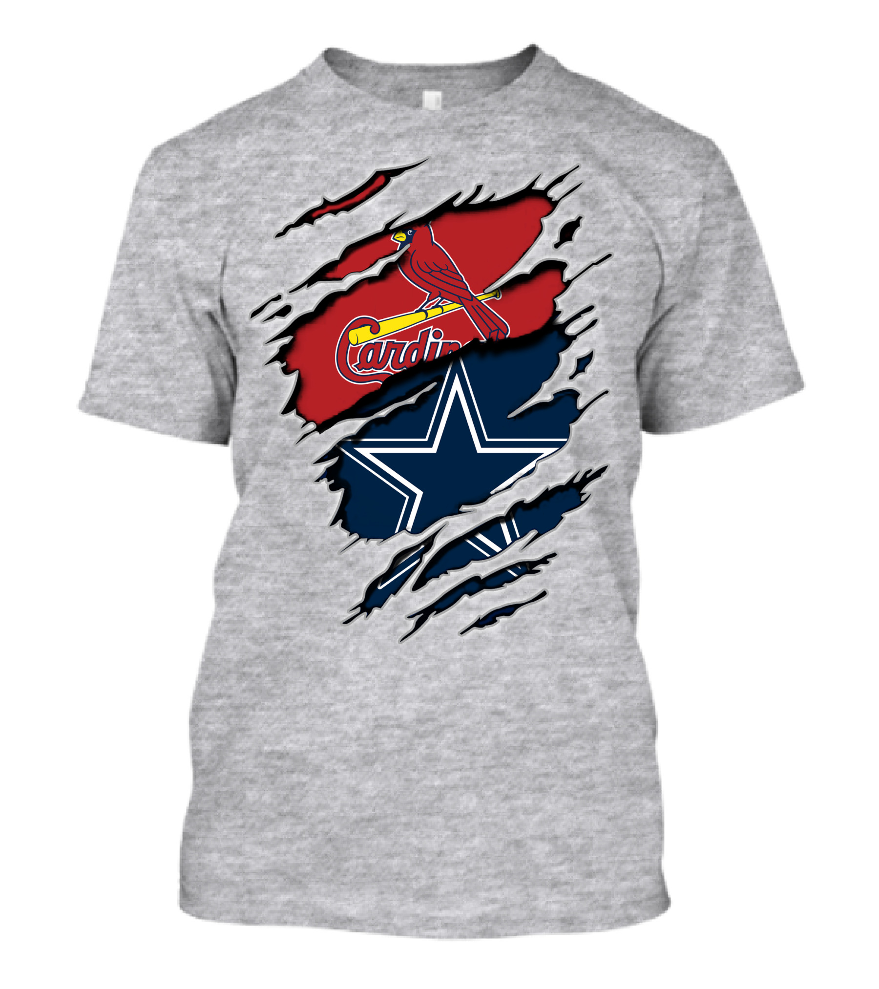 Dallas Cowboys And St. Louis Cardinals NFL MLB T-Shirt