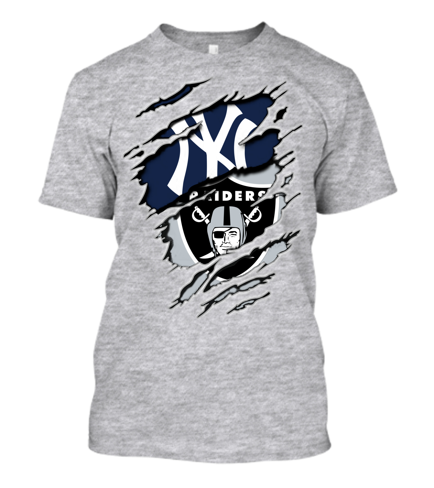Raiders Yankees Ny Crossover T-Shirt
