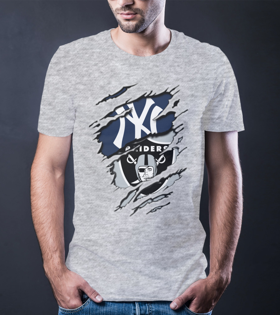 Raiders Yankees Ny Crossover T-Shirt