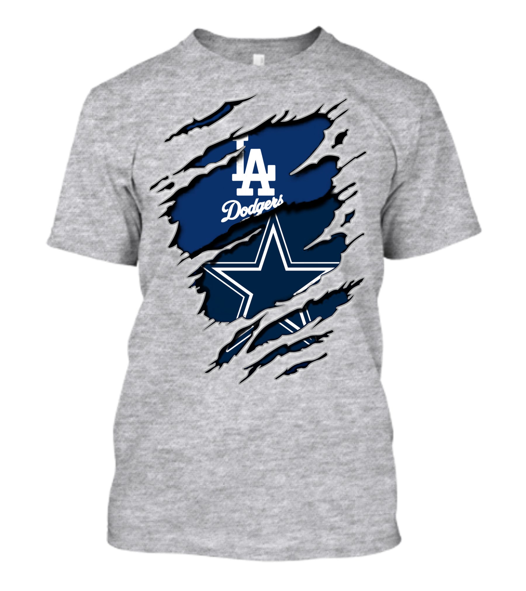 Dodgers Cowboys La Logo Mashup T-Shirt