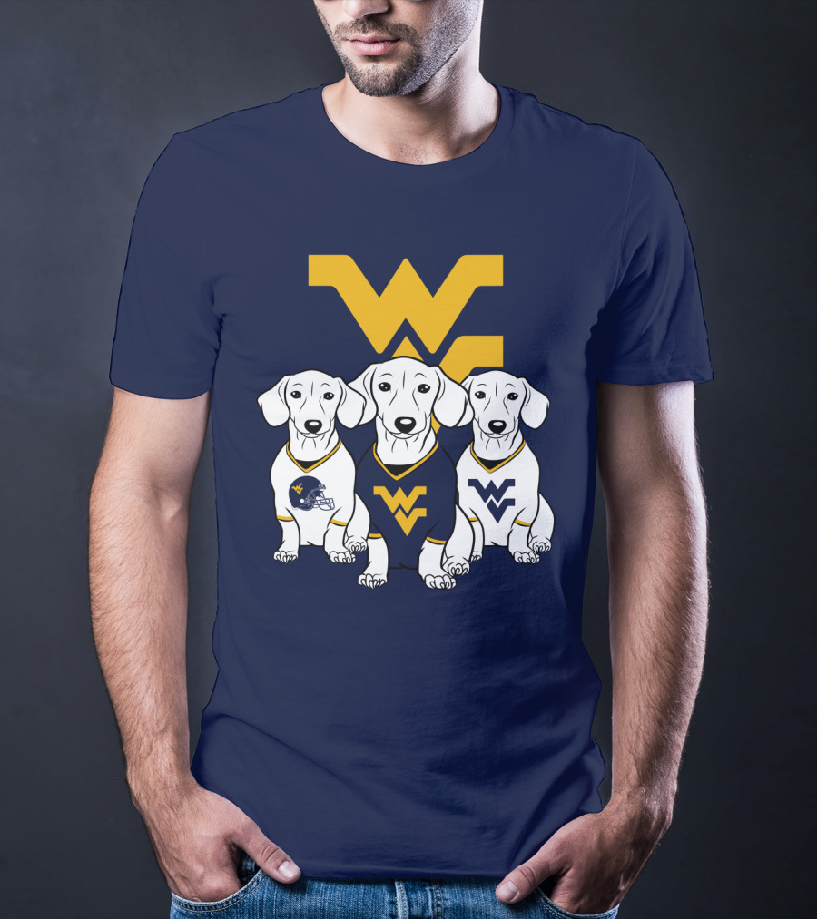 Wvu Mountaineers Dogs T-Shirt