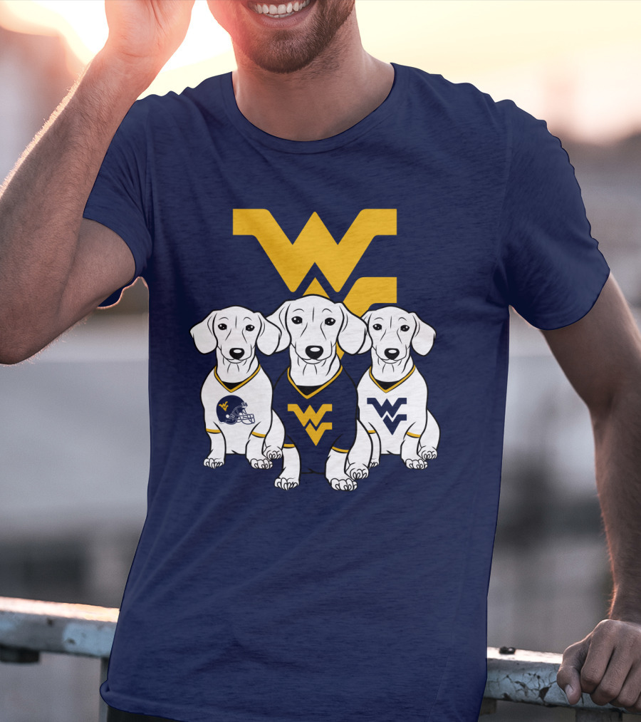 Wvu Mountaineers Dogs T-Shirt