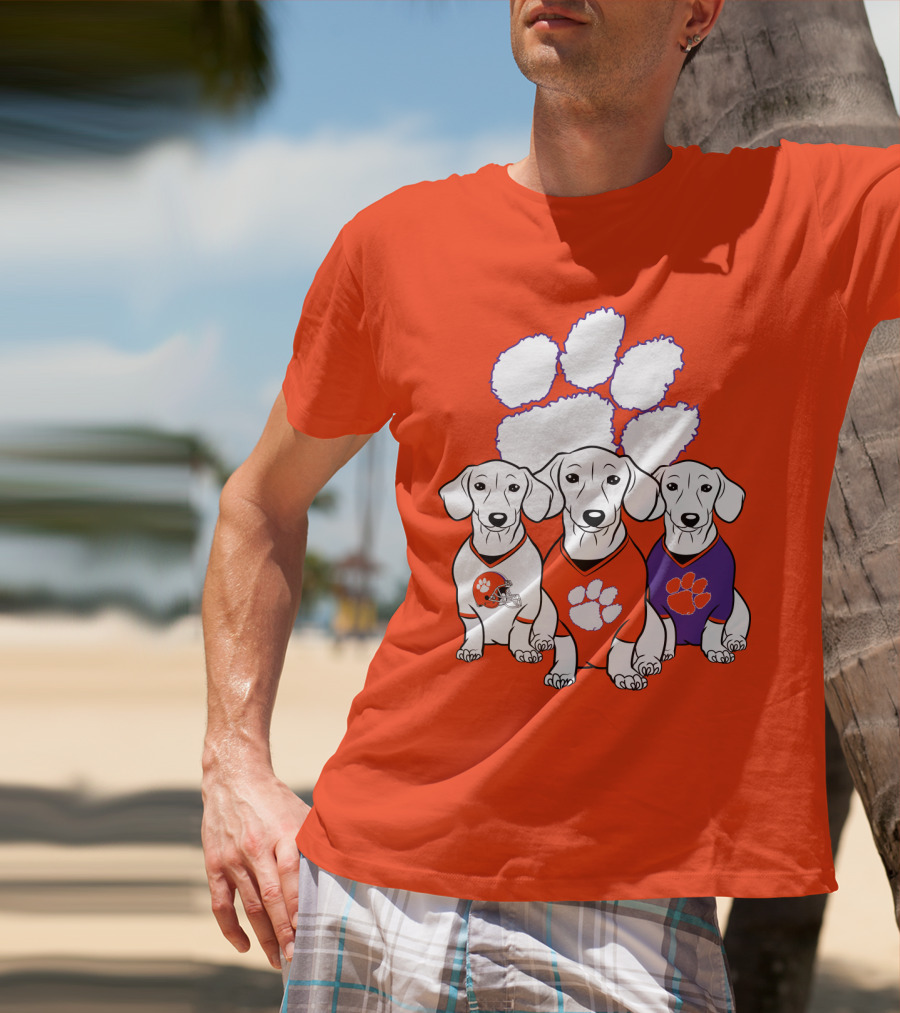 Clemson Tigers Dachshund T-Shirt