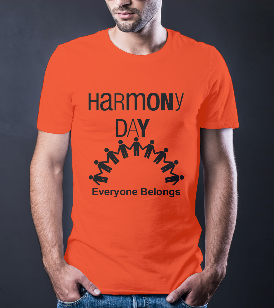 Harmony Day 21 March Everyone Belongs T-Shirt