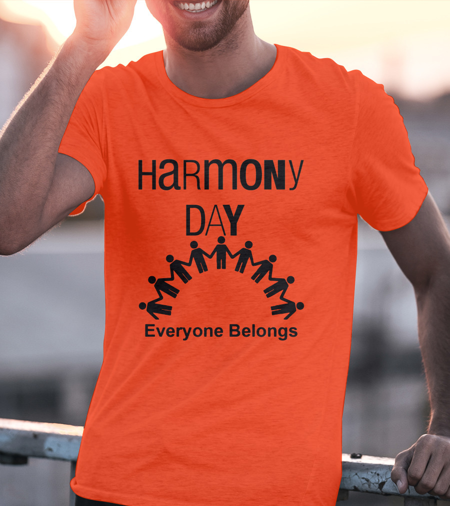 Harmony Day 21 March Everyone Belongs T-Shirt