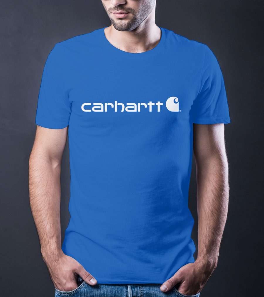 Carhartt Force Delmont Signature Blue T-Shirt