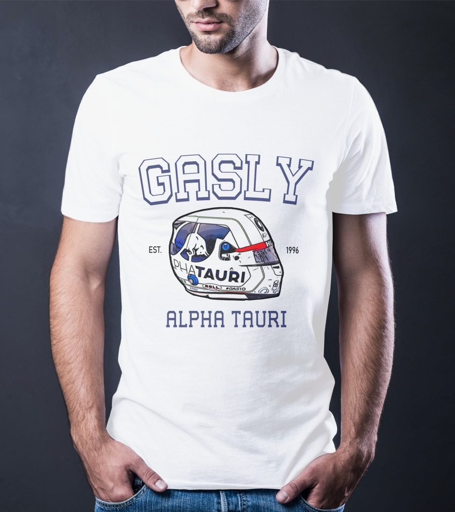 Gasly Alpha Tauri Helmet Est. 1996 T-Shirt