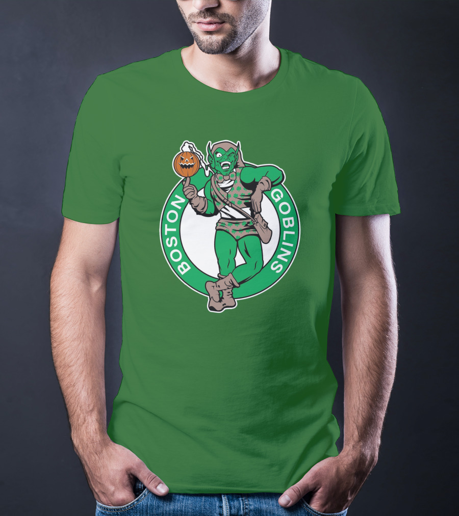 Boston Goblins Halloween Basketball Crossover T-Shirt