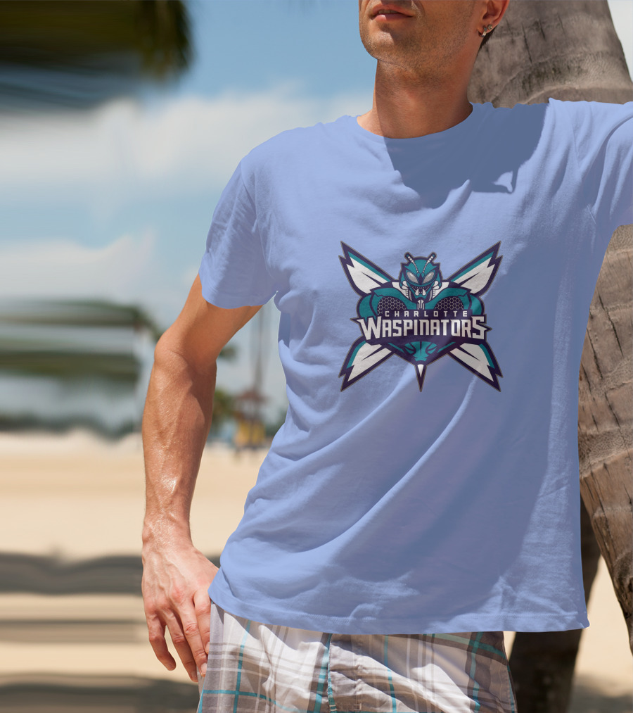 Charlotte Waspinators NBA Basketball Team T-Shirt