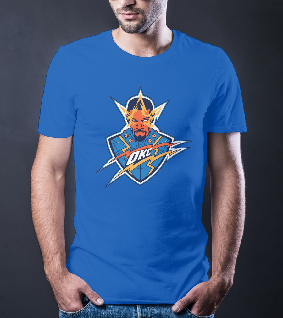 OKC Electro NBA Thunder Inspired T-Shirt