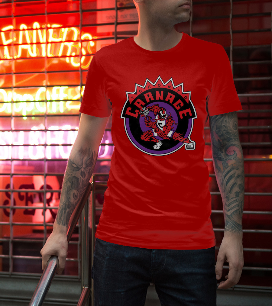 Toronto Carnage NBA Venomous Slam Dunk Apex T-Shirt