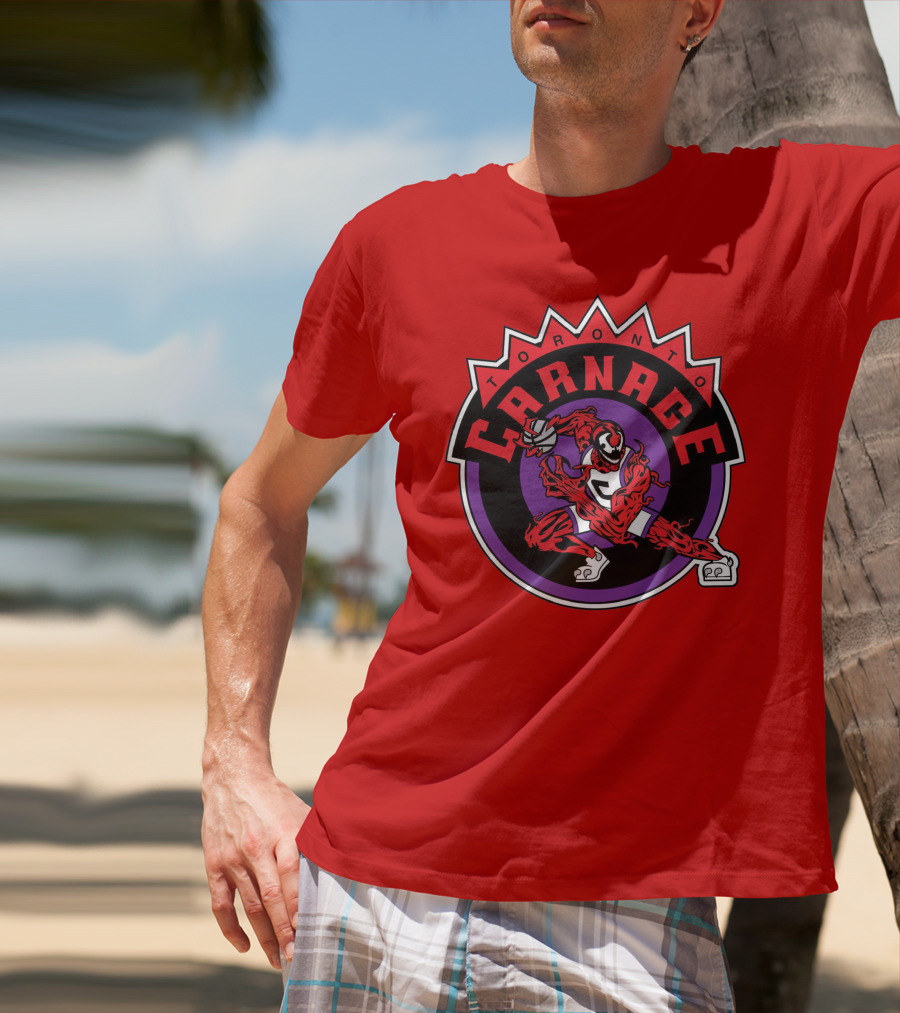 Toronto Carnage NBA Venomous Slam Dunk Apex T-Shirt