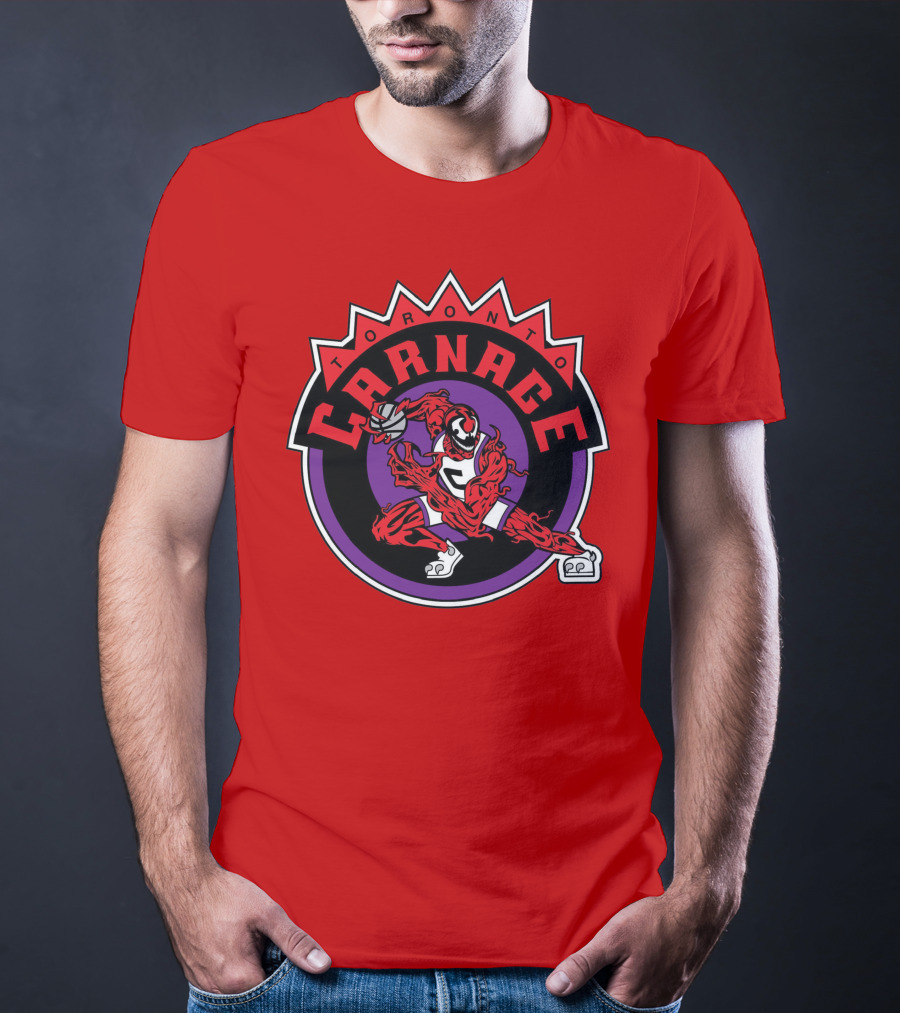 Toronto Carnage NBA Venomous Slam Dunk Apex T-Shirt