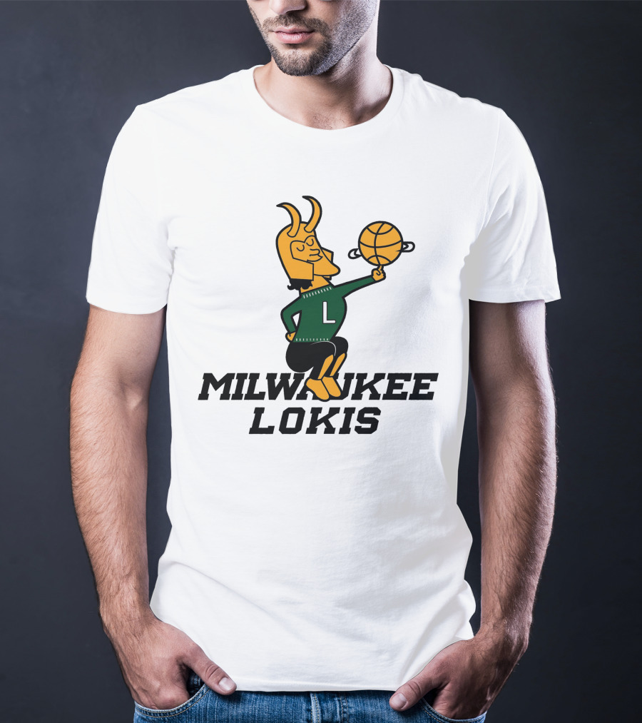 Milwaukee Lokis NBA Basketball Crossover Concept T-Shirt