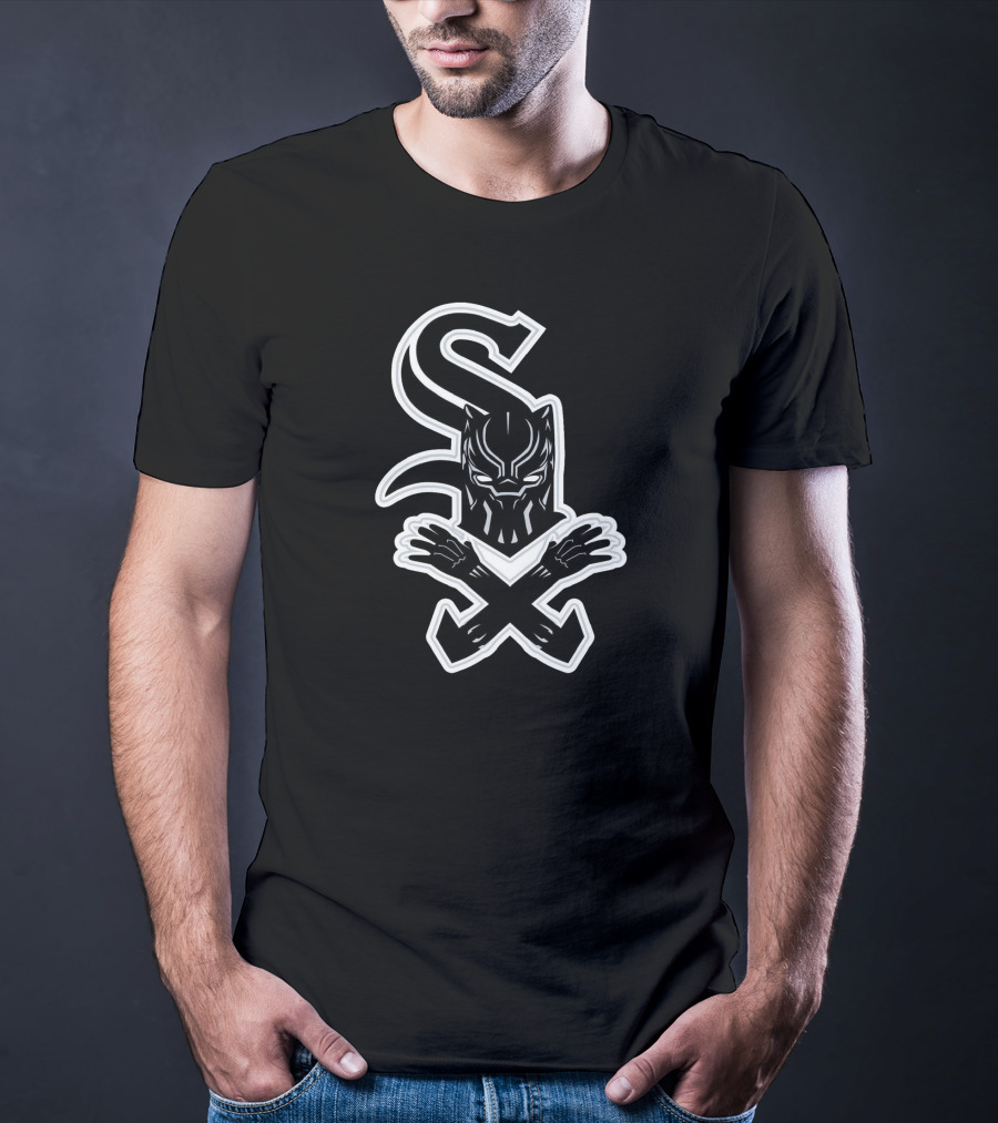 Chicago Black Panther Sox MLB Crossover T-Shirt