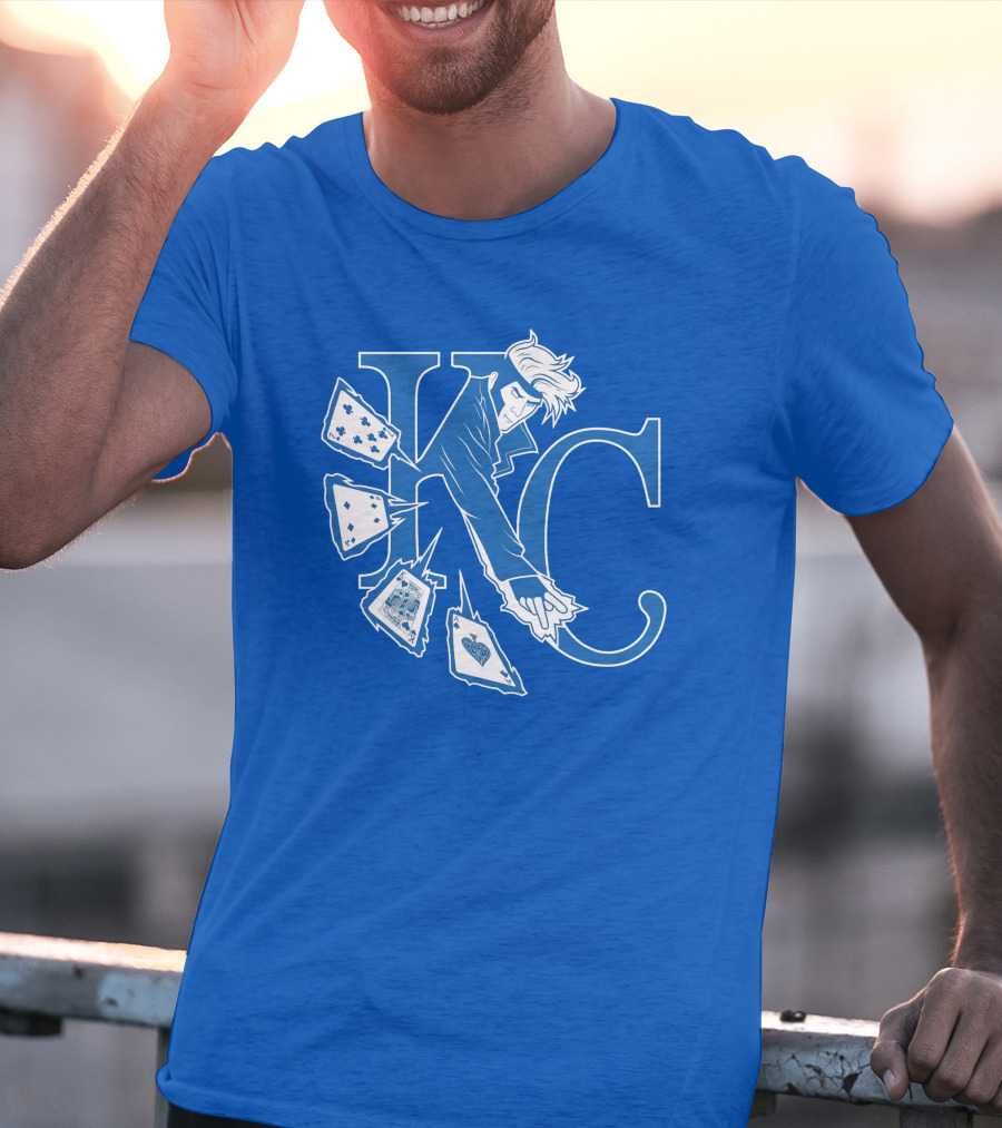Kansas City Gambits MLB Playing Cards KC T-Shirt